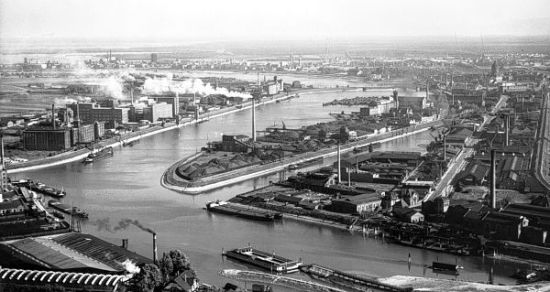 Luftbild Industriehafen 1930