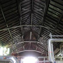 Dach der Maschinenhalle (Foto: Ritter)