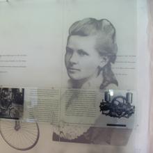 Bertha Benz in der Informationswand