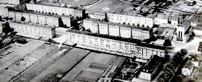 Luftbild: Erlenhofsiedlung 1936 – Quelle MARCHIVUM