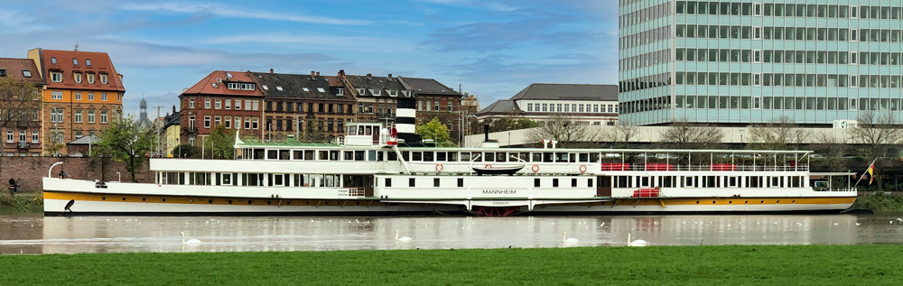 Seitenansicht Museumsschiff Mannheim ex. Mainz, Foto Lutz Walzel