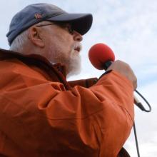 Unser Schiffs-Moderator Günter Leischner – Foto Robin Siebert