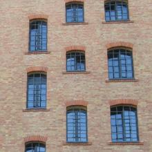 Interessante Lösung mit vorgestellten Sprossenfenstern (Foto Ritter)